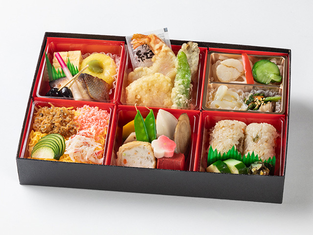 冬の小雪弁当