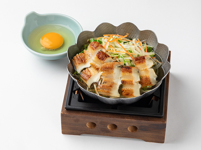 焼穴子柳川風玉子とじ小鍋