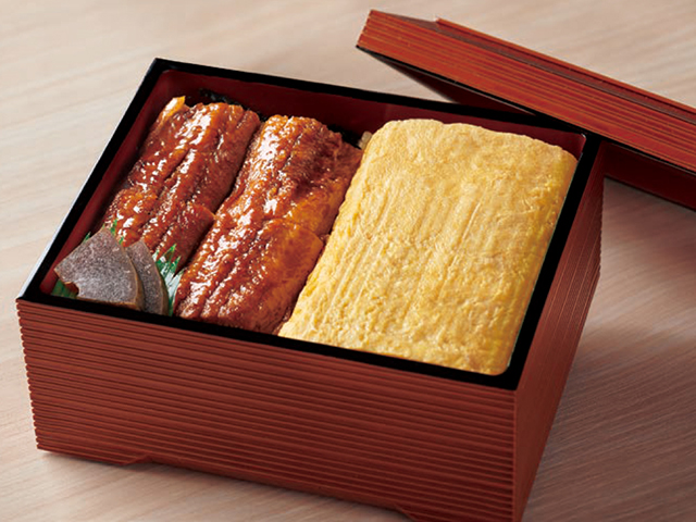 うなぎとだし巻き玉子重
