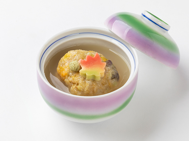 萩饅頭餡かけ