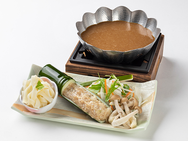 鶏つみれ白湯風味噌小鍋