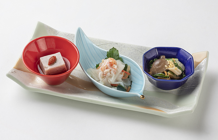 冬の味覚三種盛り