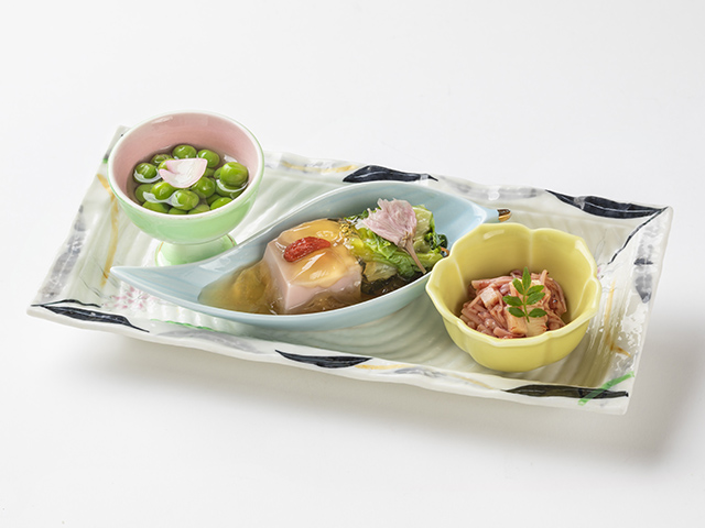 春の味覚三種盛り