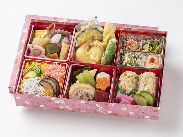 春の花見弁当